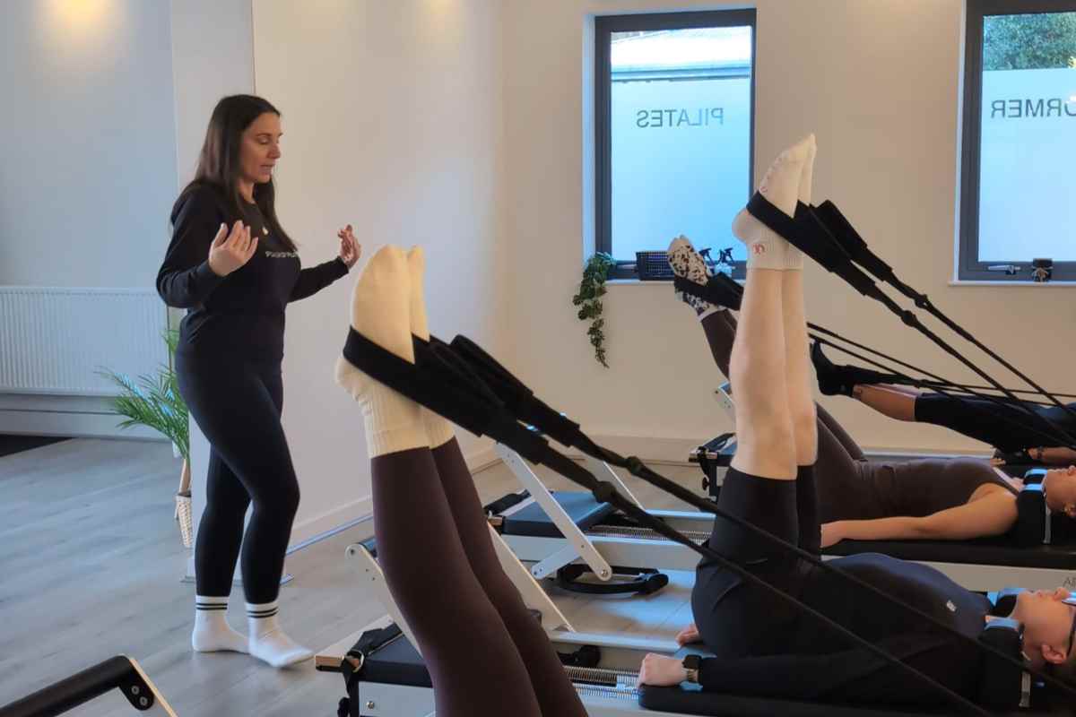 Reformer Pilates class at Power of Pilates Crowthorne