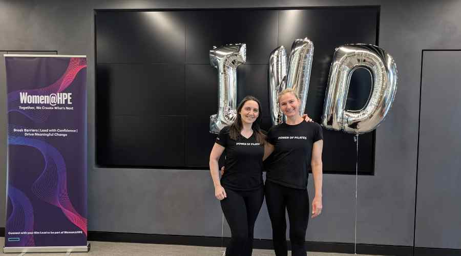 Power of Pilates at Hewlett Packard Enterprise